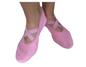 baletki eko-skóra kolor różowy